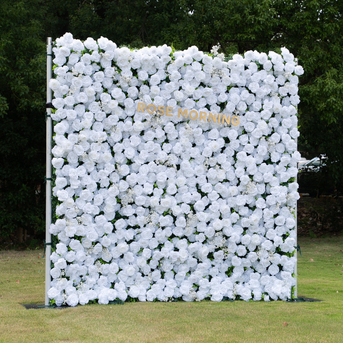 Ava | 3D Event-Ready Artificial Floral Wall Backdrop, Roll-Up Fabric | Shipping Included