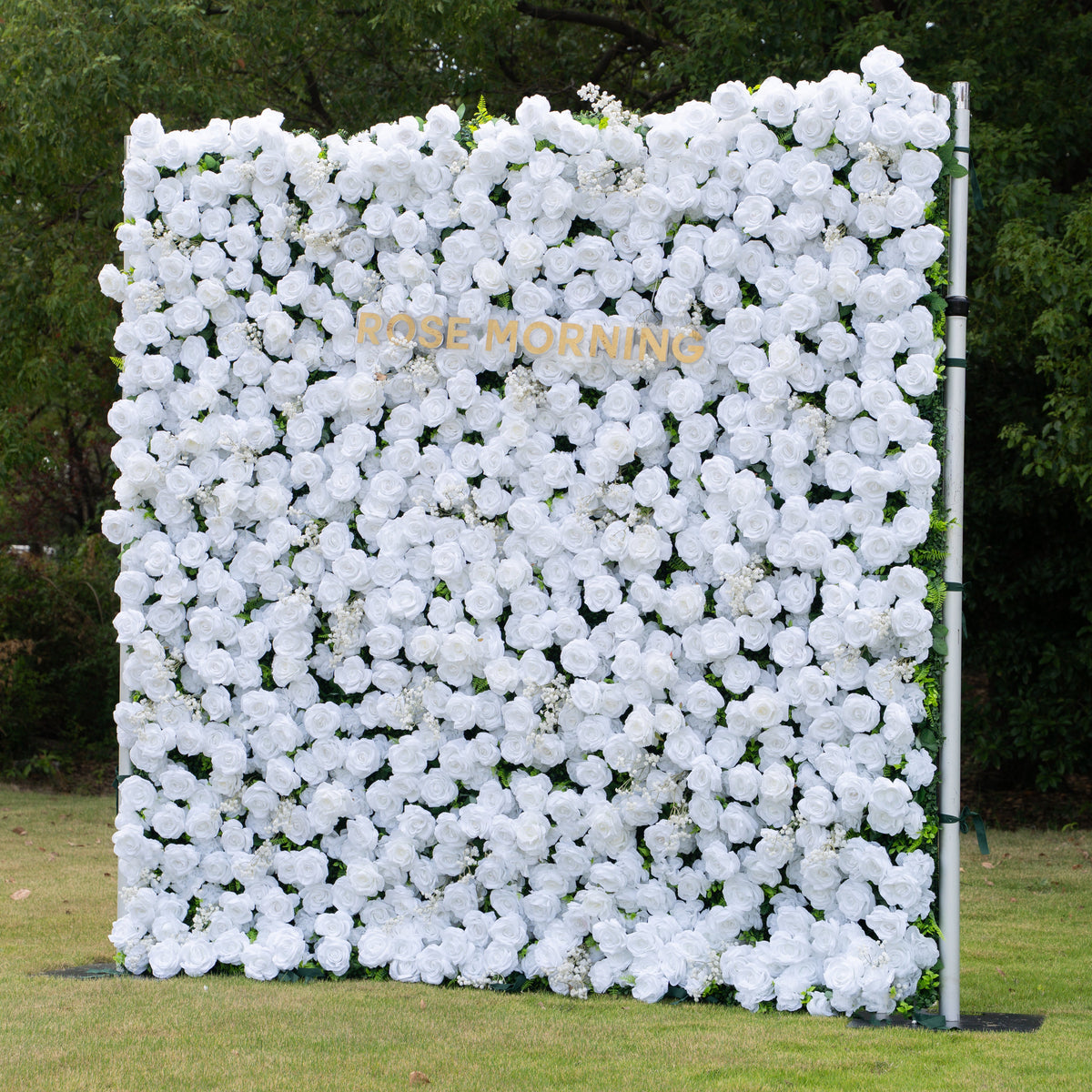 Ava | 3D Event-Ready Artificial Floral Wall Backdrop, Roll-Up Fabric | Shipping Included