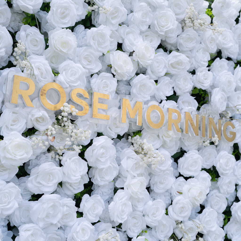 Ava | 3D Event-Ready Artificial Floral Wall Backdrop, Roll-Up Fabric | Shipping Included