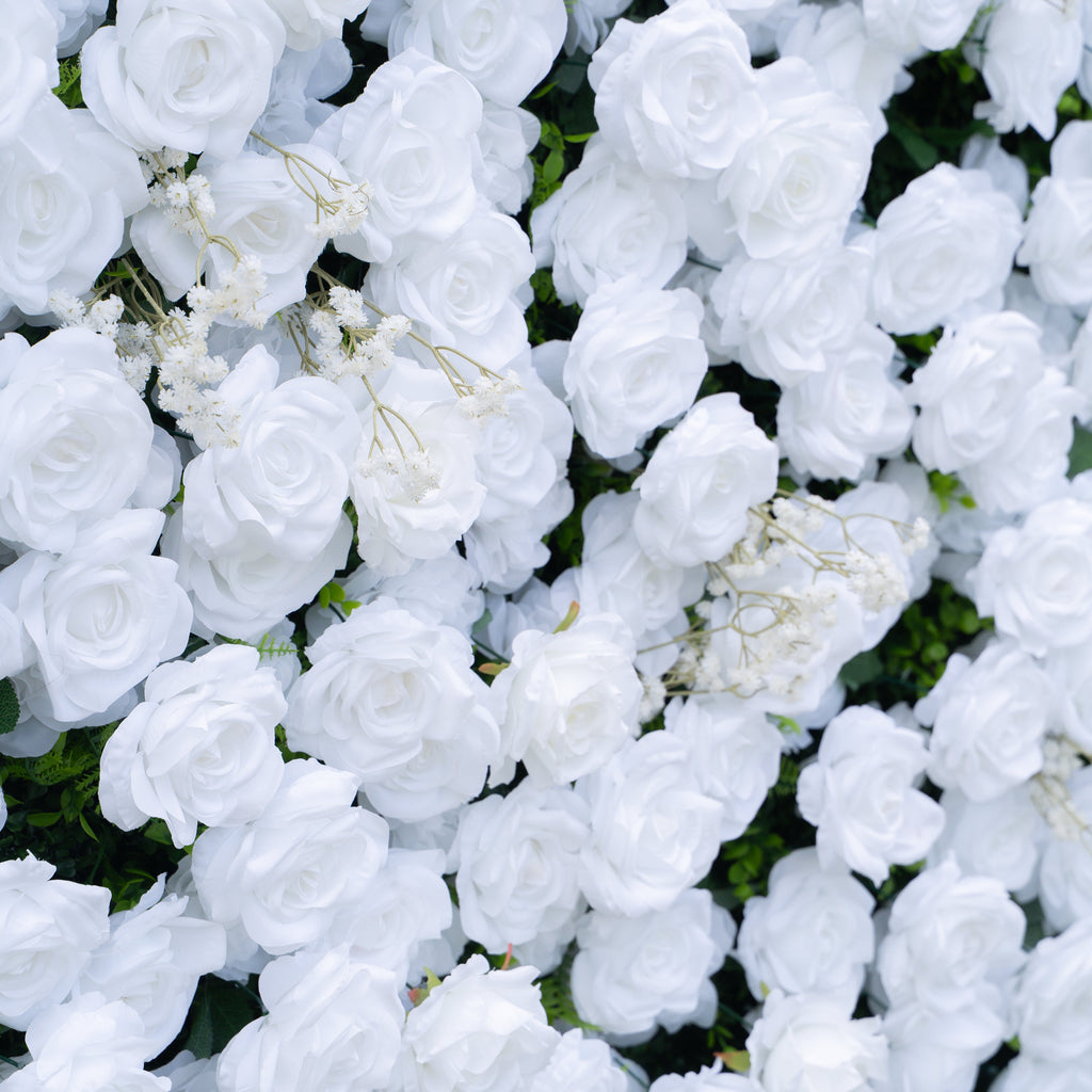 Ava | 3D Event-Ready Artificial Floral Wall Backdrop, Roll-Up Fabric | Shipping Included