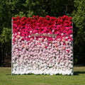 Buuz | 3D Event-Ready Artificial Floral Wall Backdrop, Roll-Up Fabric | Shipping Included