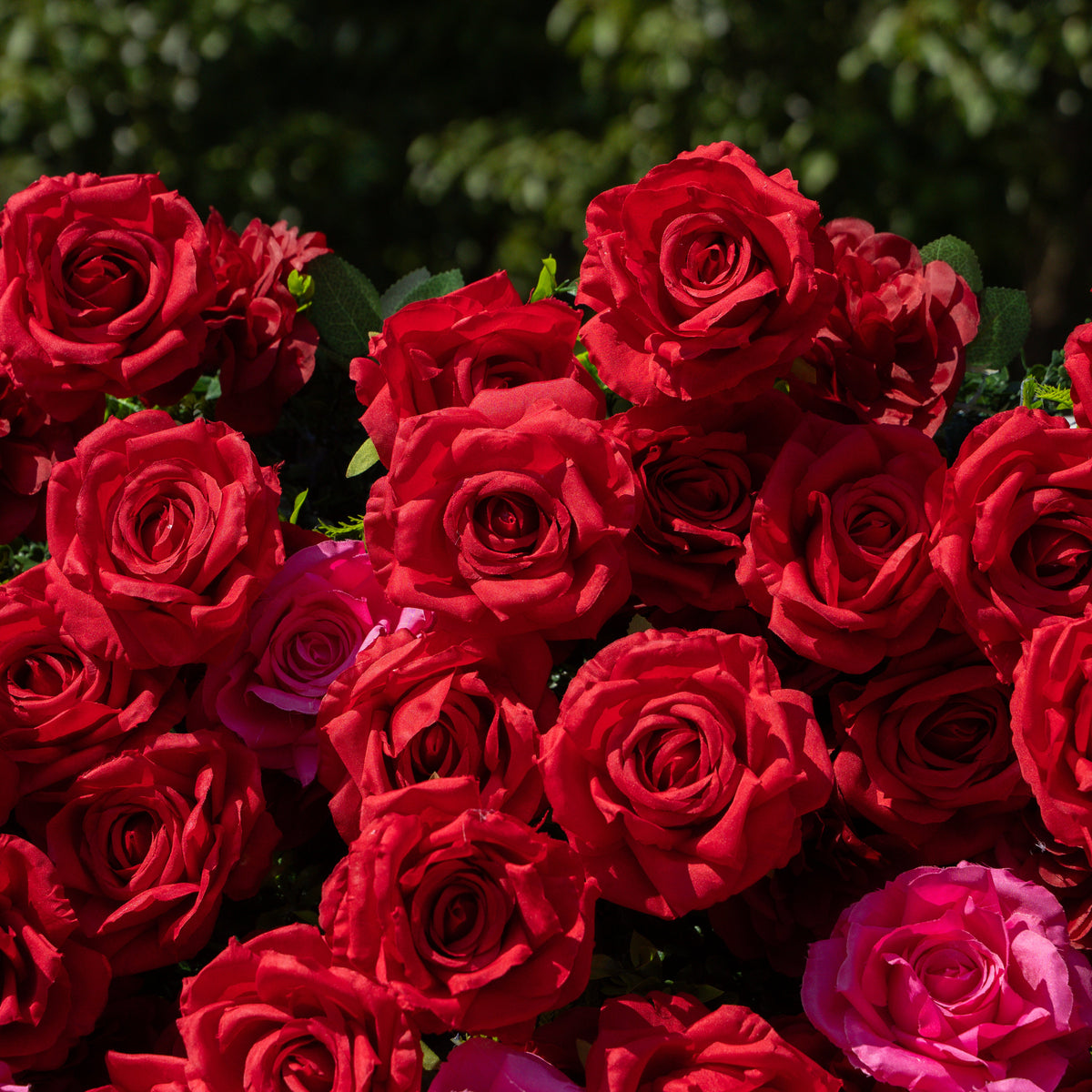 Buuz | 3D Event-Ready Artificial Floral Wall Backdrop, Roll-Up Fabric | Shipping Included
