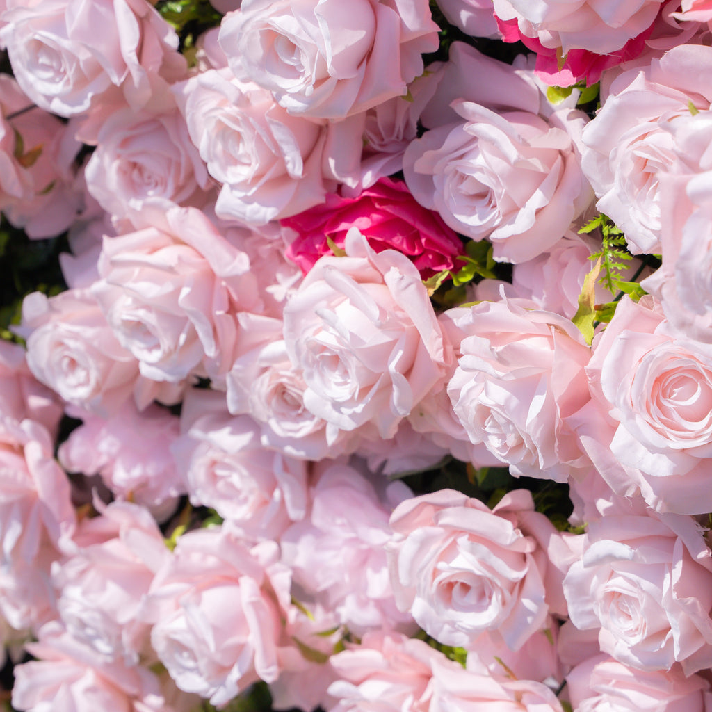 Buuz | 3D Event-Ready Artificial Floral Wall Backdrop, Roll-Up Fabric | Shipping Included