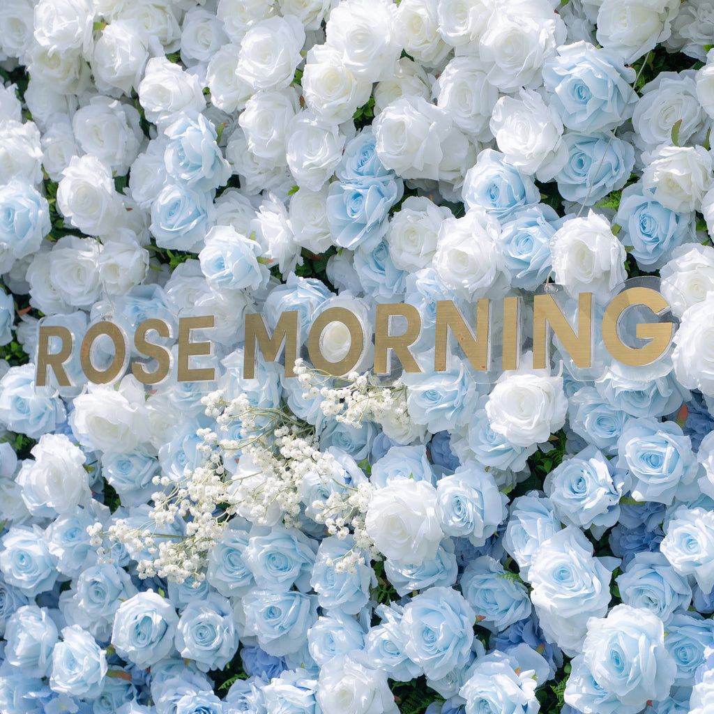 Cool | Event-Ready Artificial Floral Wall Backdrop, Roll-Up Fabric | Shipping Included