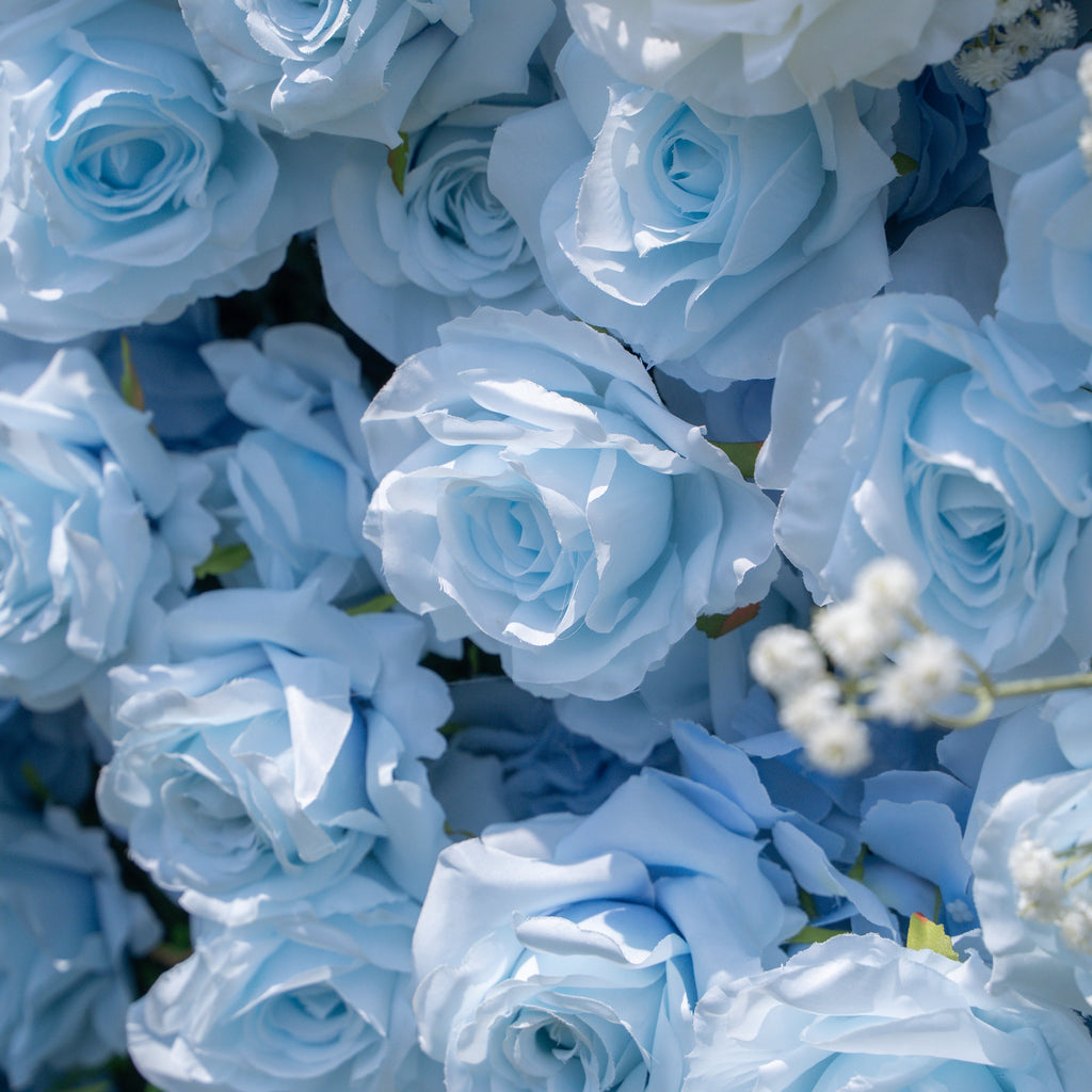 Cool | Event-Ready Artificial Floral Wall Backdrop, Roll-Up Fabric | Shipping Included