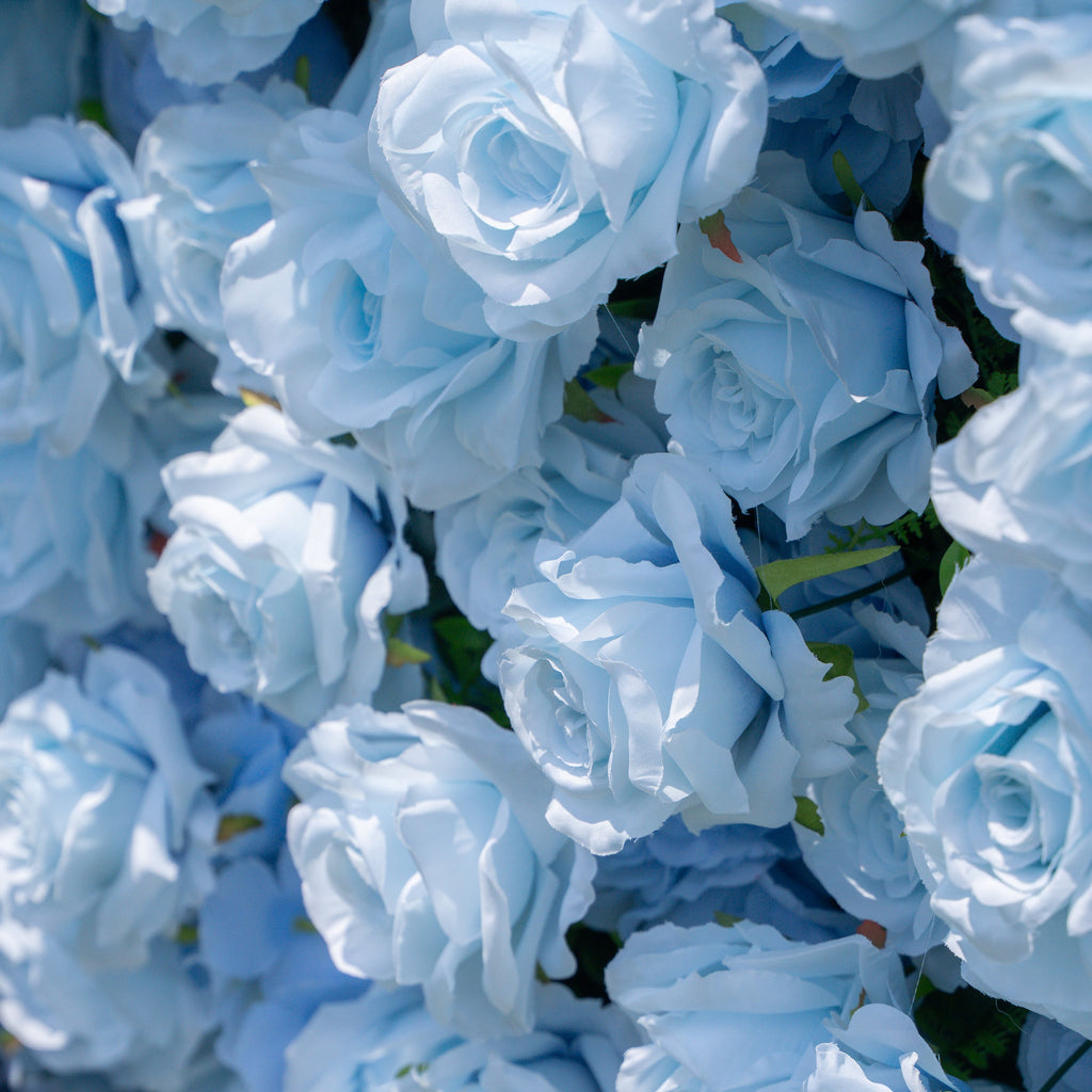 Cool | Event-Ready Artificial Floral Wall Backdrop, Roll-Up Fabric | Shipping Included