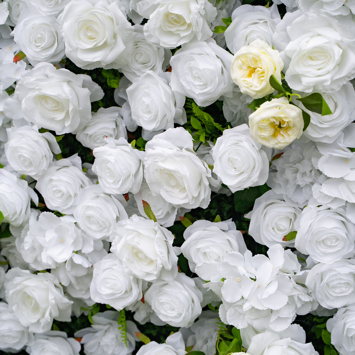 Linen | 3D Event-Ready Artificial Floral Wall Backdrop, Roll-Up Fabric (In US Stock5-7 Days Delivered) | Shipping Included