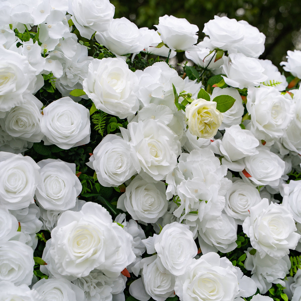 Linen | 3D Event-Ready Artificial Floral Wall Backdrop, Roll-Up Fabric (In US Stock5-7 Days Delivered) | Shipping Included