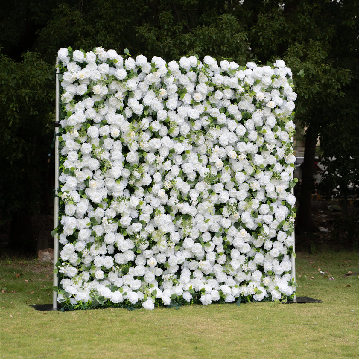 Eira | 3D Event-Ready Artificial Floral Wall Backdrop, Roll-Up Fabric | Shipping Included