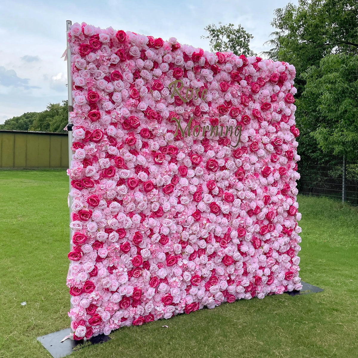 Dress | 5D Event-Ready Artificial Floral Wall Backdrop, Roll-Up Fabric | Shipping Included