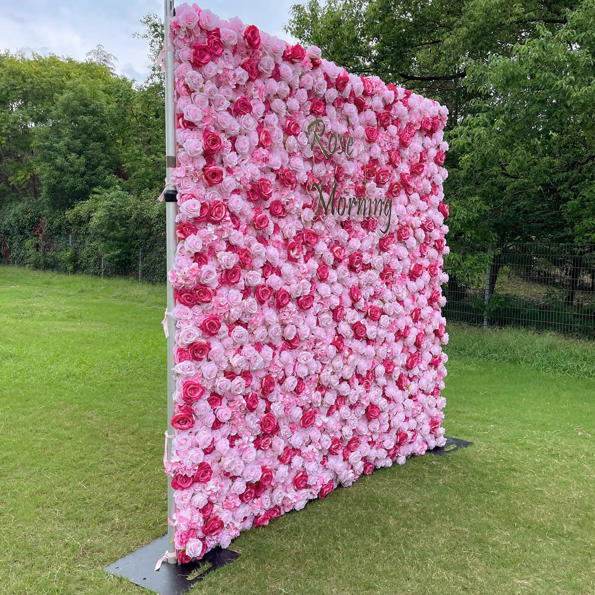 Dress | 5D Event-Ready Artificial Floral Wall Backdrop, Roll-Up Fabric | Shipping Included