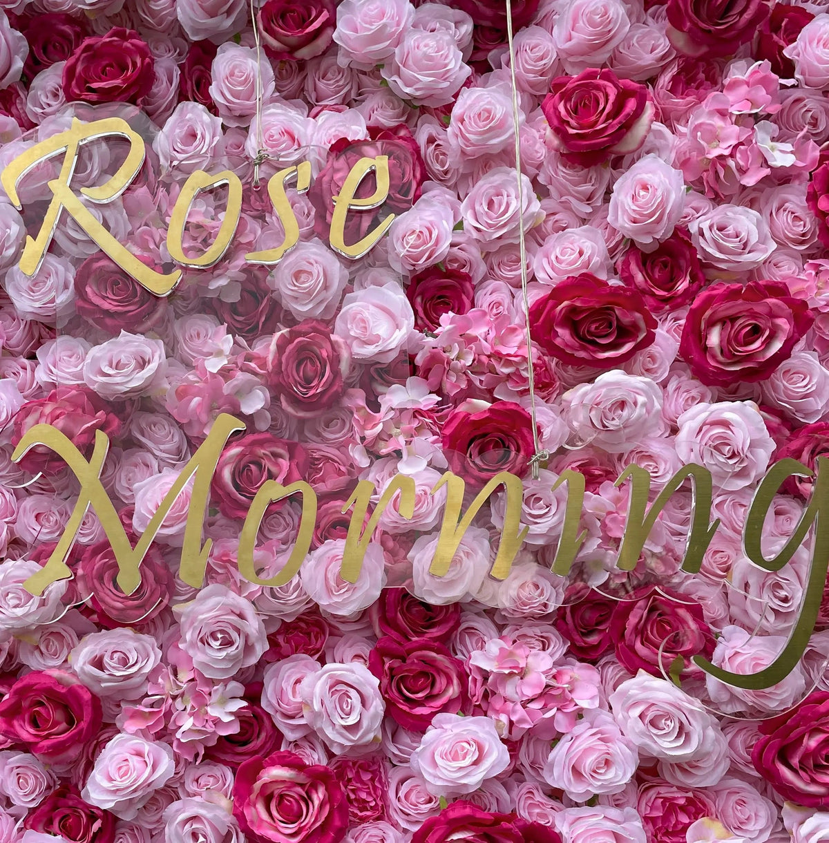 Dress | 5D Event-Ready Artificial Floral Wall Backdrop, Roll-Up Fabric | Shipping Included