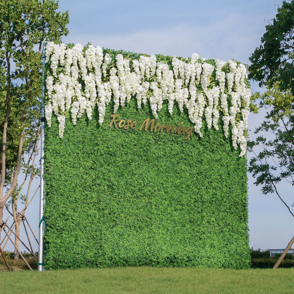 Eling | 2D Event-Ready Artificial Floral Wall Backdrop, Roll-Up Fabric | Shipping Included