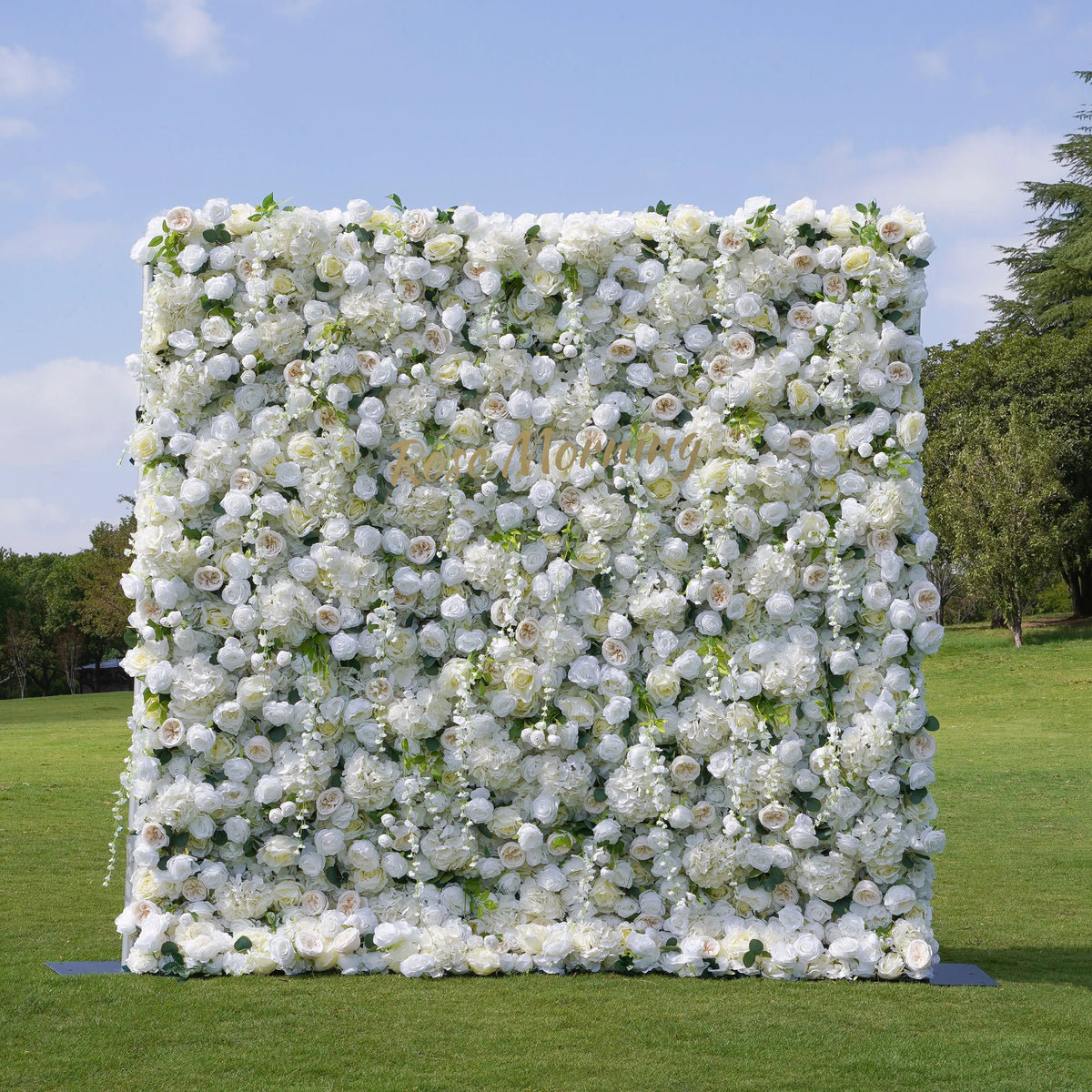 Eve | 5D Event-Ready Artificial Floral Wall Backdrop, Roll-Up Fabric | Shipping Included