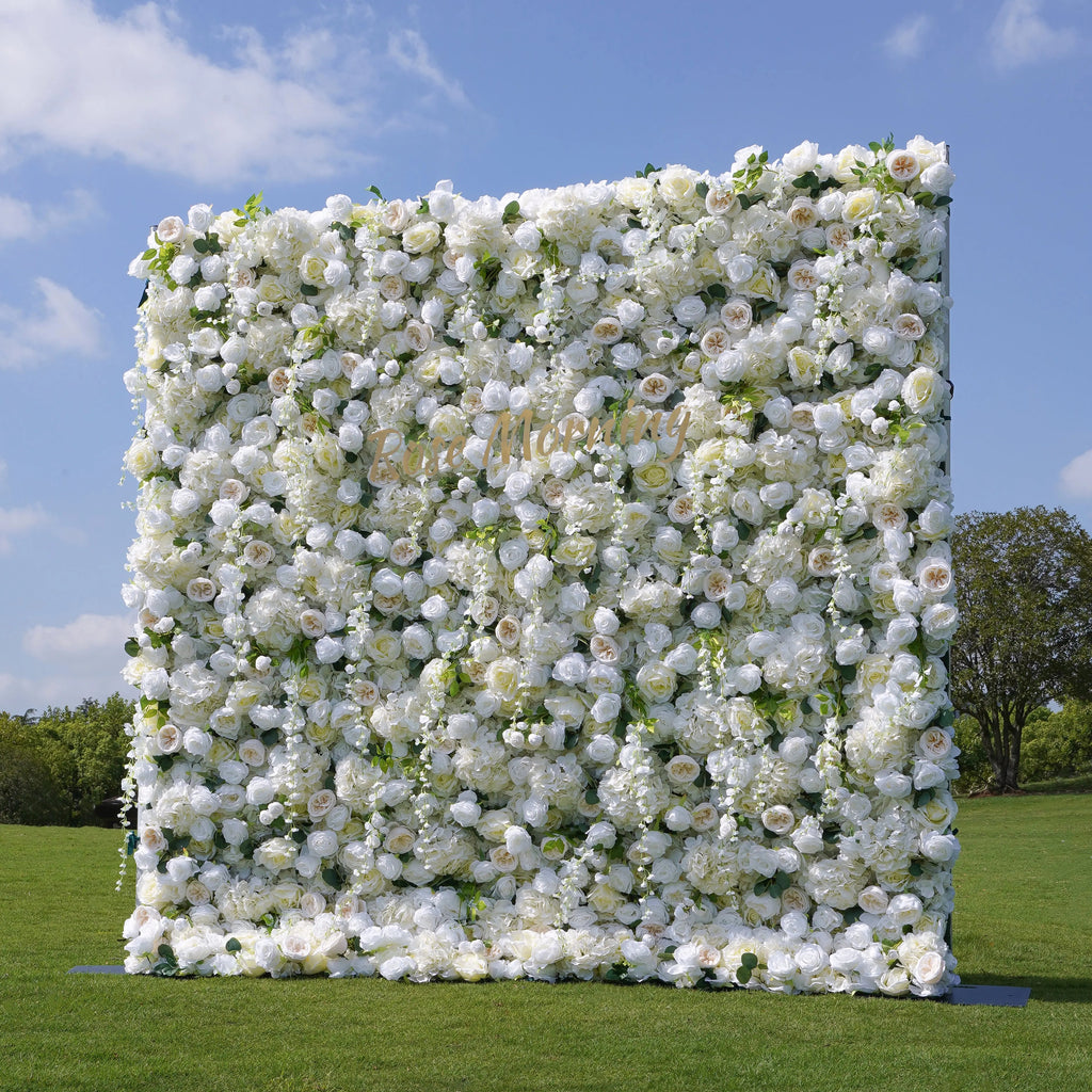 Eve | 5D Event-Ready Artificial Floral Wall Backdrop, Roll-Up Fabric | Shipping Included