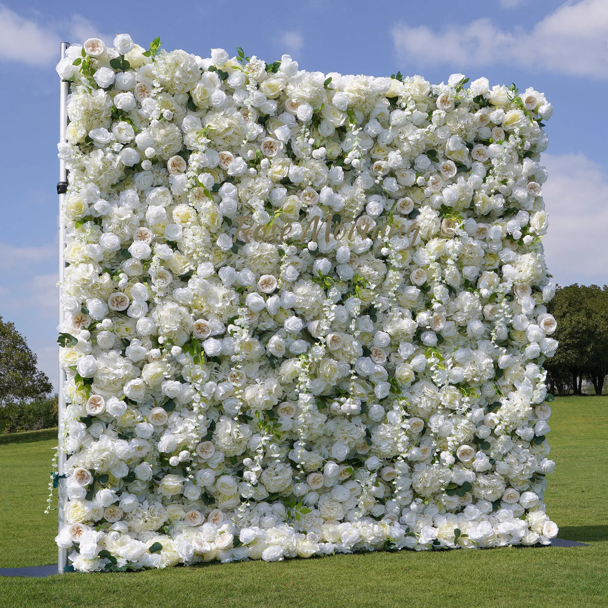 Eve | 5D Event-Ready Artificial Floral Wall Backdrop, Roll-Up Fabric | Shipping Included