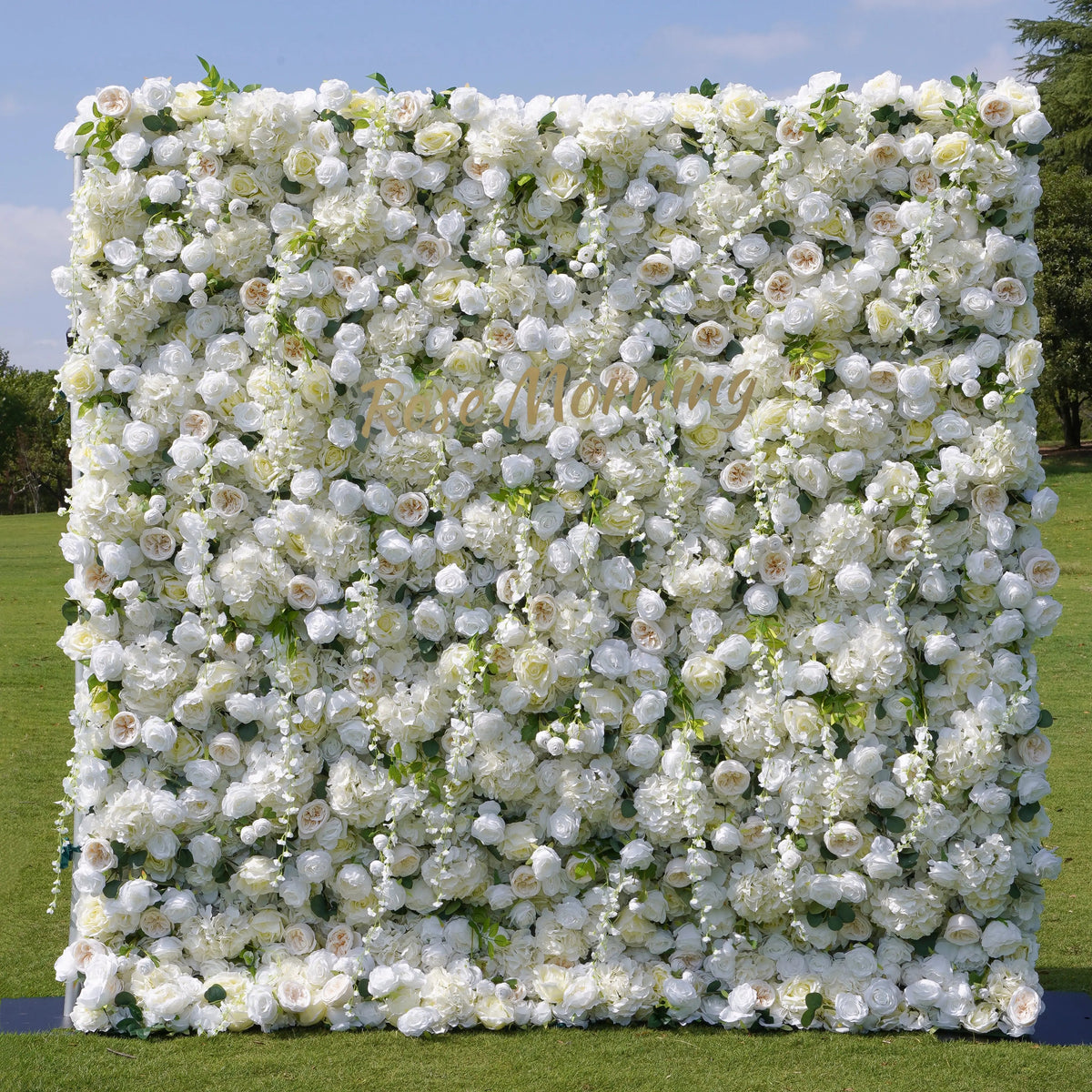Eve | 5D Event-Ready Artificial Floral Wall Backdrop, Roll-Up Fabric | Shipping Included