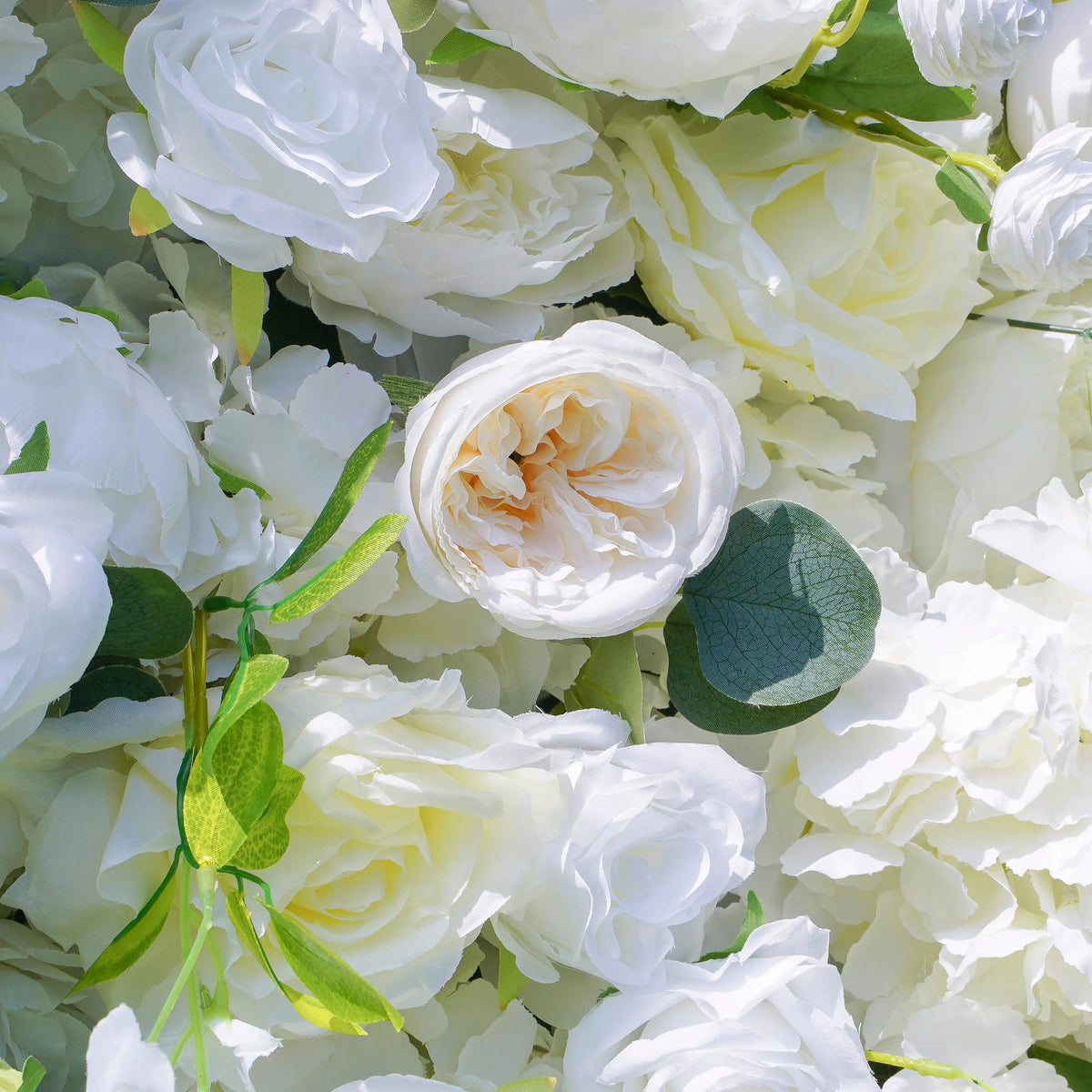 Eve | 5D Event-Ready Artificial Floral Wall Backdrop, Roll-Up Fabric | Shipping Included