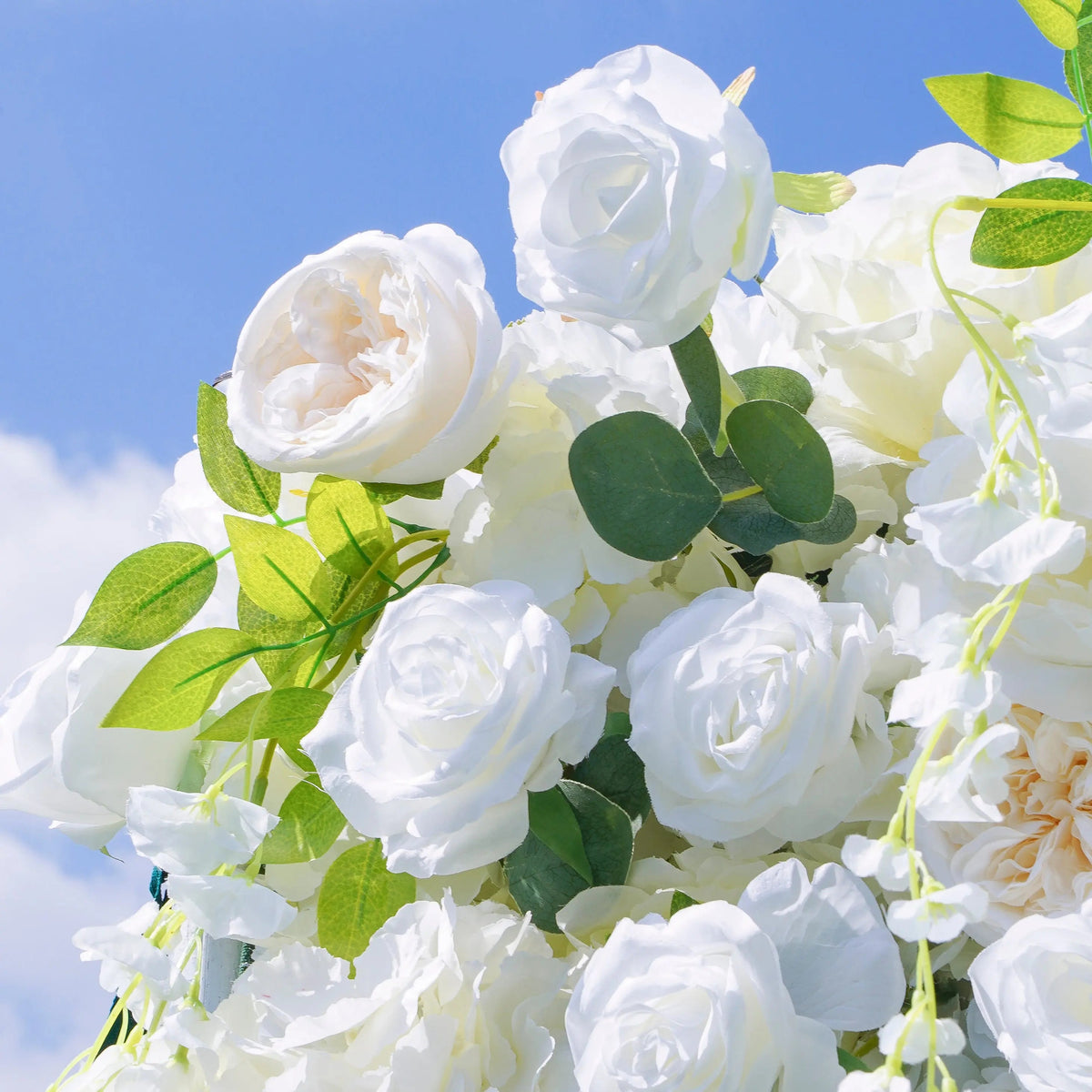Eve | 5D Event-Ready Artificial Floral Wall Backdrop, Roll-Up Fabric | Shipping Included