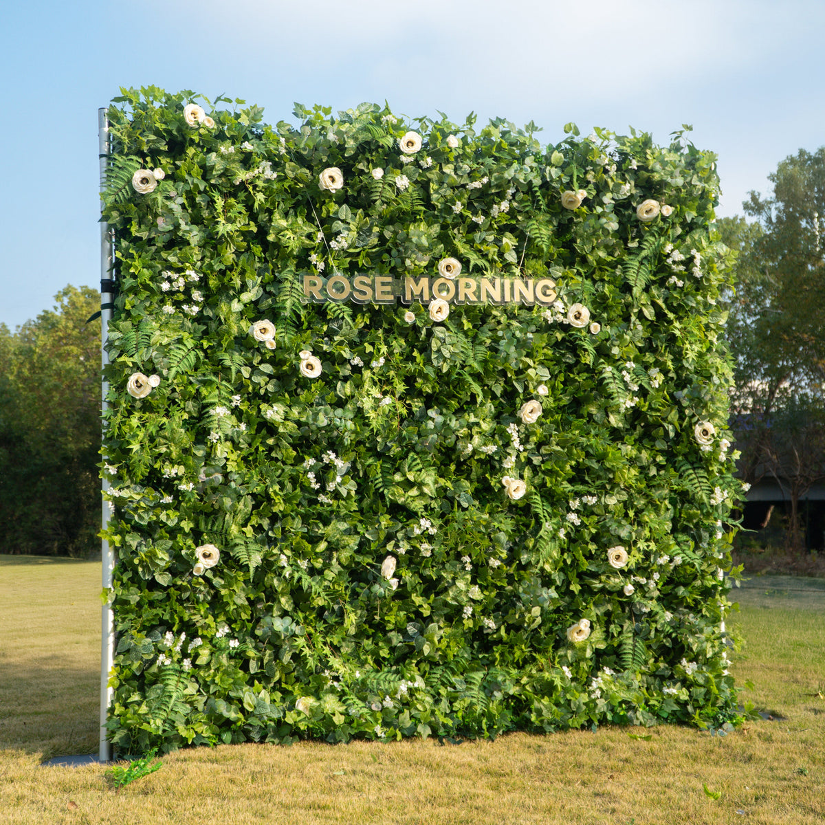 Mattia | 5D Event-Ready Artificial Floral Wall Backdrop, Roll-Up Fabric | Shipping Included