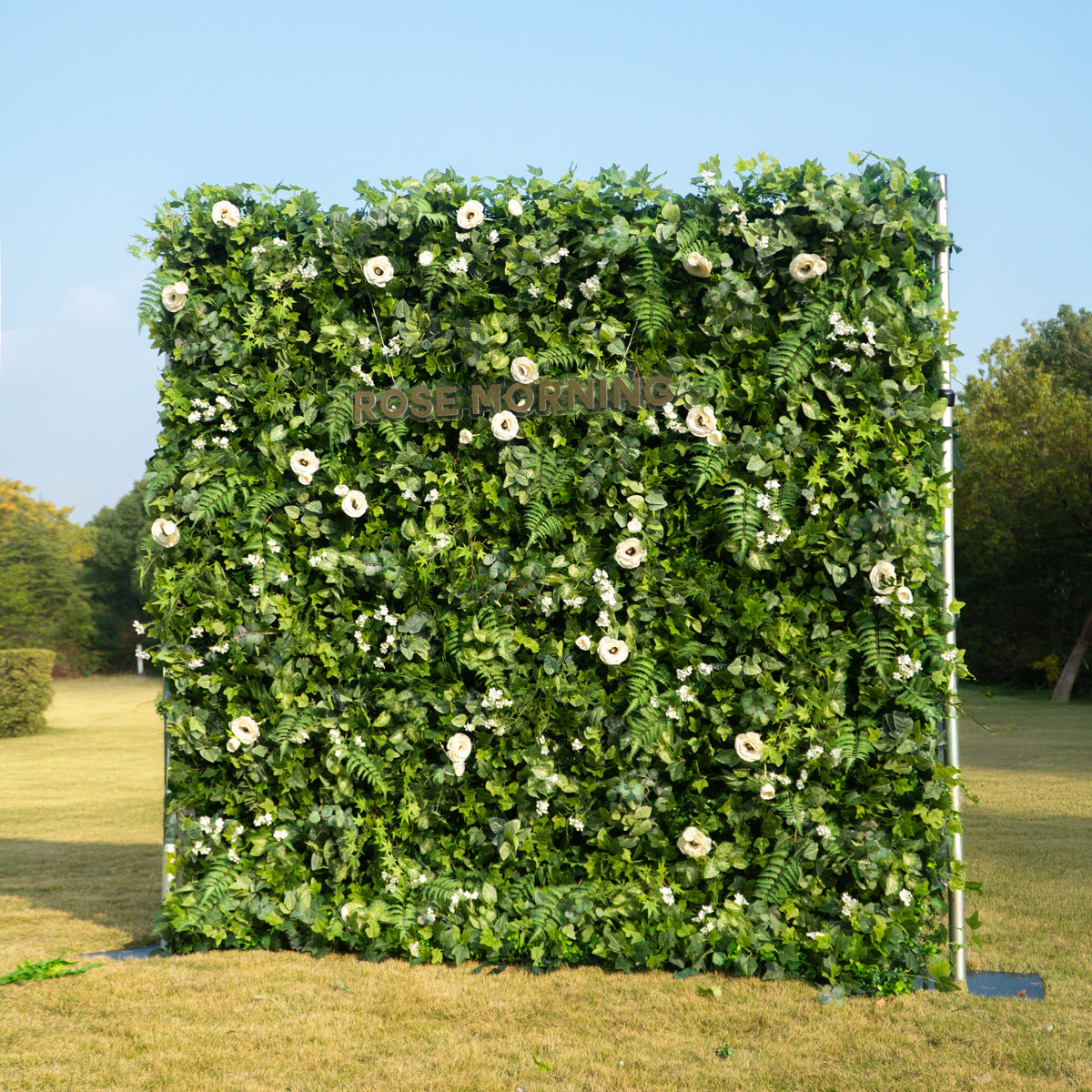 Mattia | 5D Event-Ready Artificial Floral Wall Backdrop, Roll-Up Fabric | Shipping Included