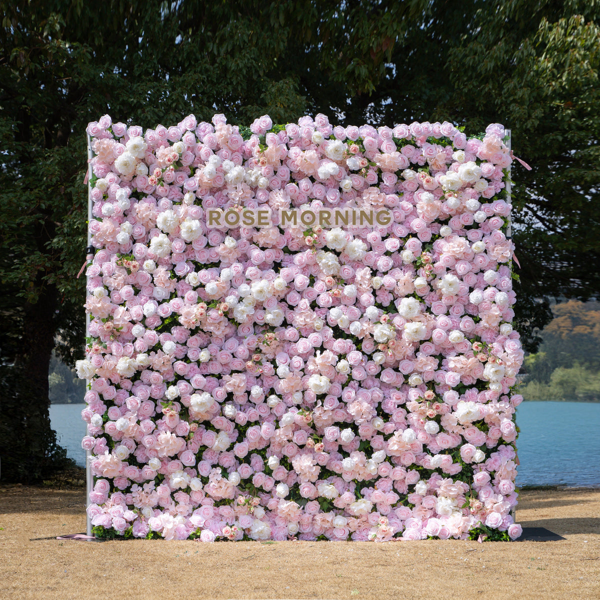 Gabriella | 3D Event-Ready Artificial Floral Wall Backdrop, Roll-Up Fabric | Shipping Included