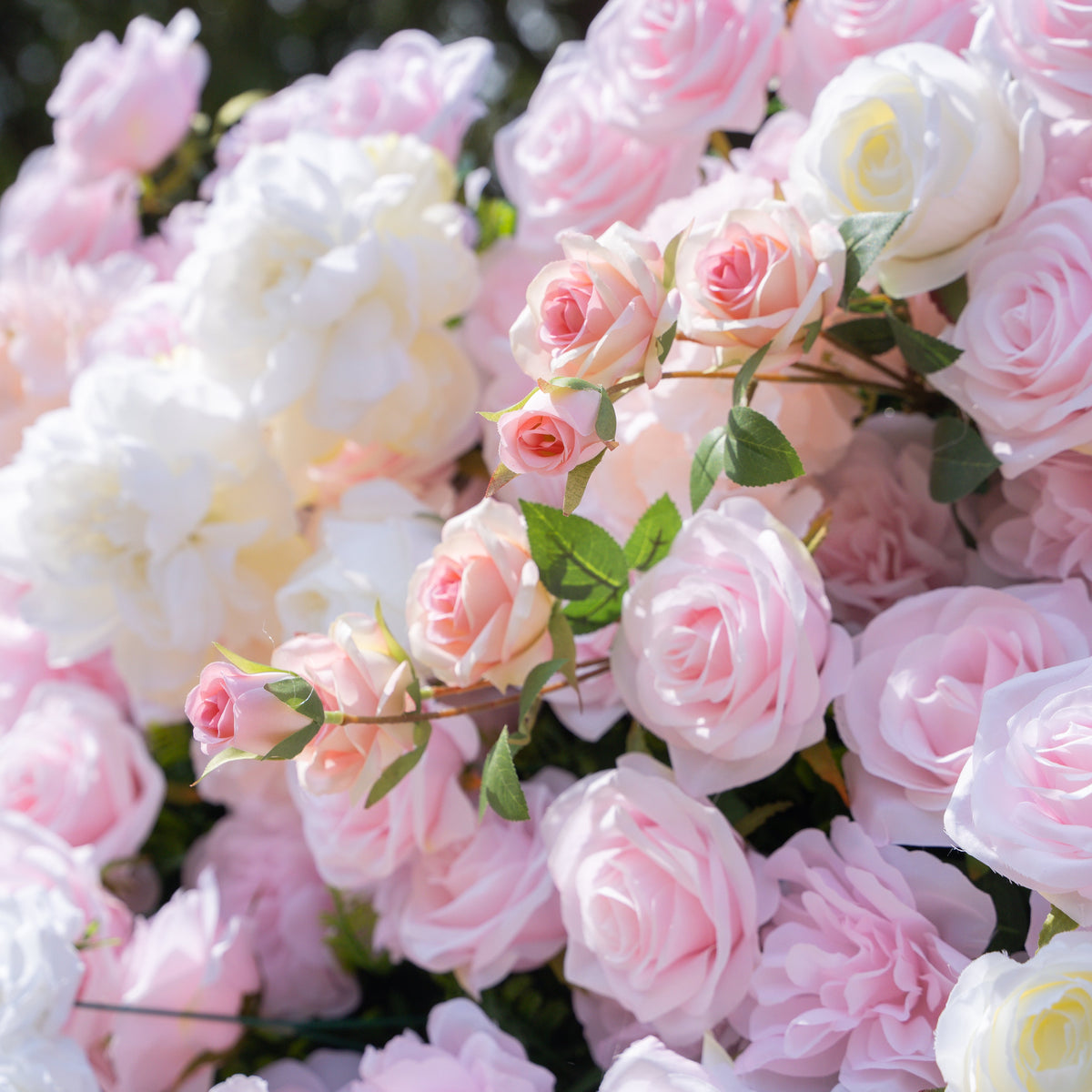 Gabriella | 3D Event-Ready Artificial Floral Wall Backdrop, Roll-Up Fabric | Shipping Included