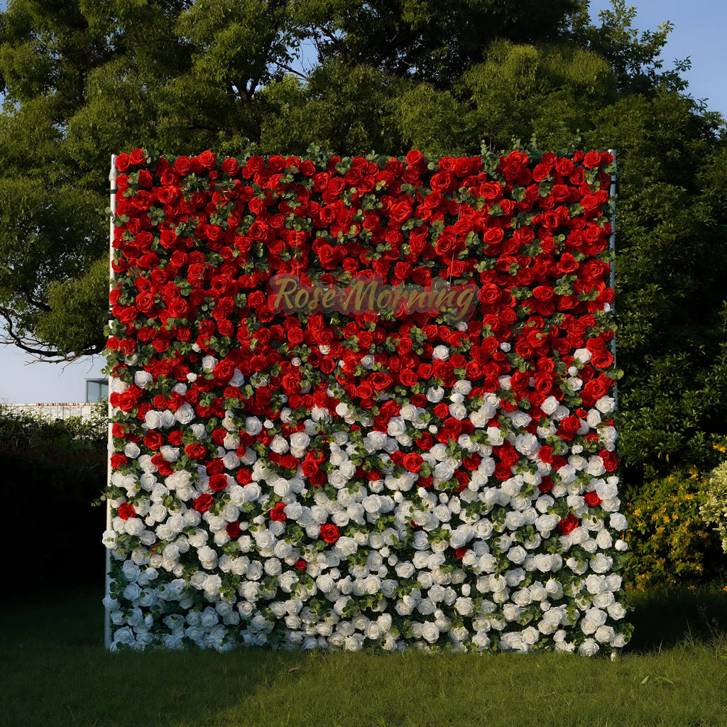 Garden | 5D Event-Ready Artificial Floral Wall Backdrop, Roll-Up Fabric | Shipping Included