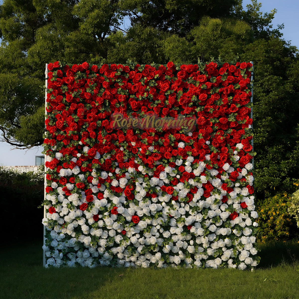 Garden | 5D Event-Ready Artificial Floral Wall Backdrop, Roll-Up Fabric | Shipping Included