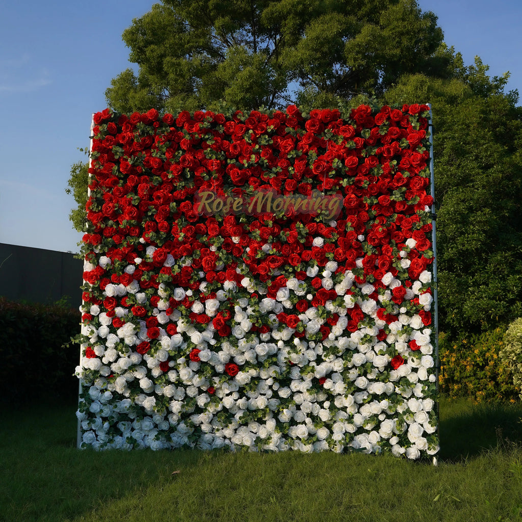 Garden | 5D Event-Ready Artificial Floral Wall Backdrop, Roll-Up Fabric | Shipping Included