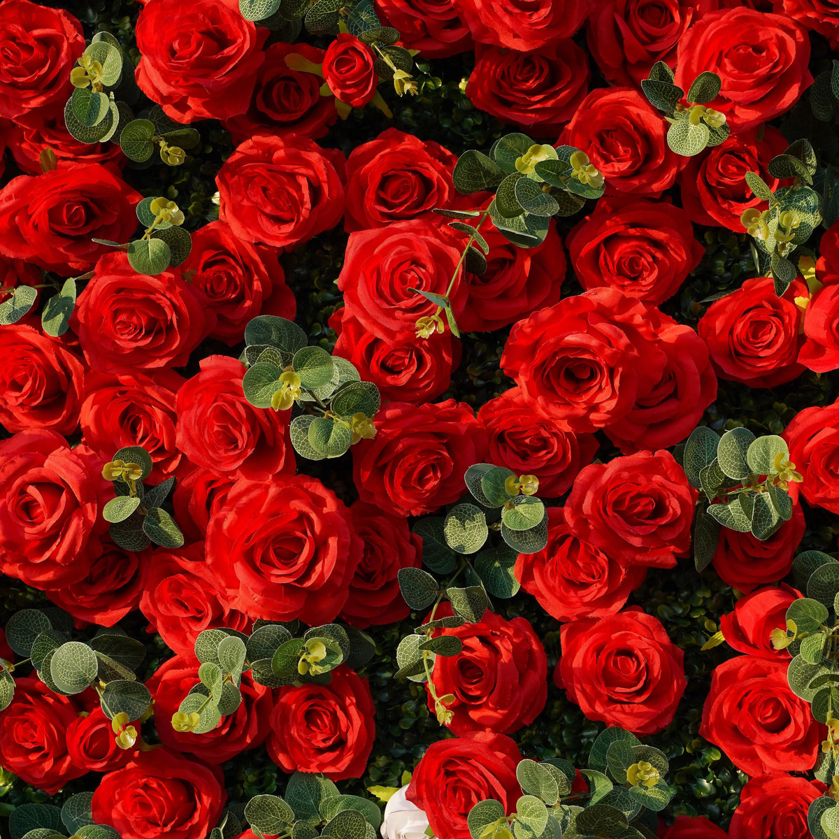 Garden | 5D Event-Ready Artificial Floral Wall Backdrop, Roll-Up Fabric | Shipping Included