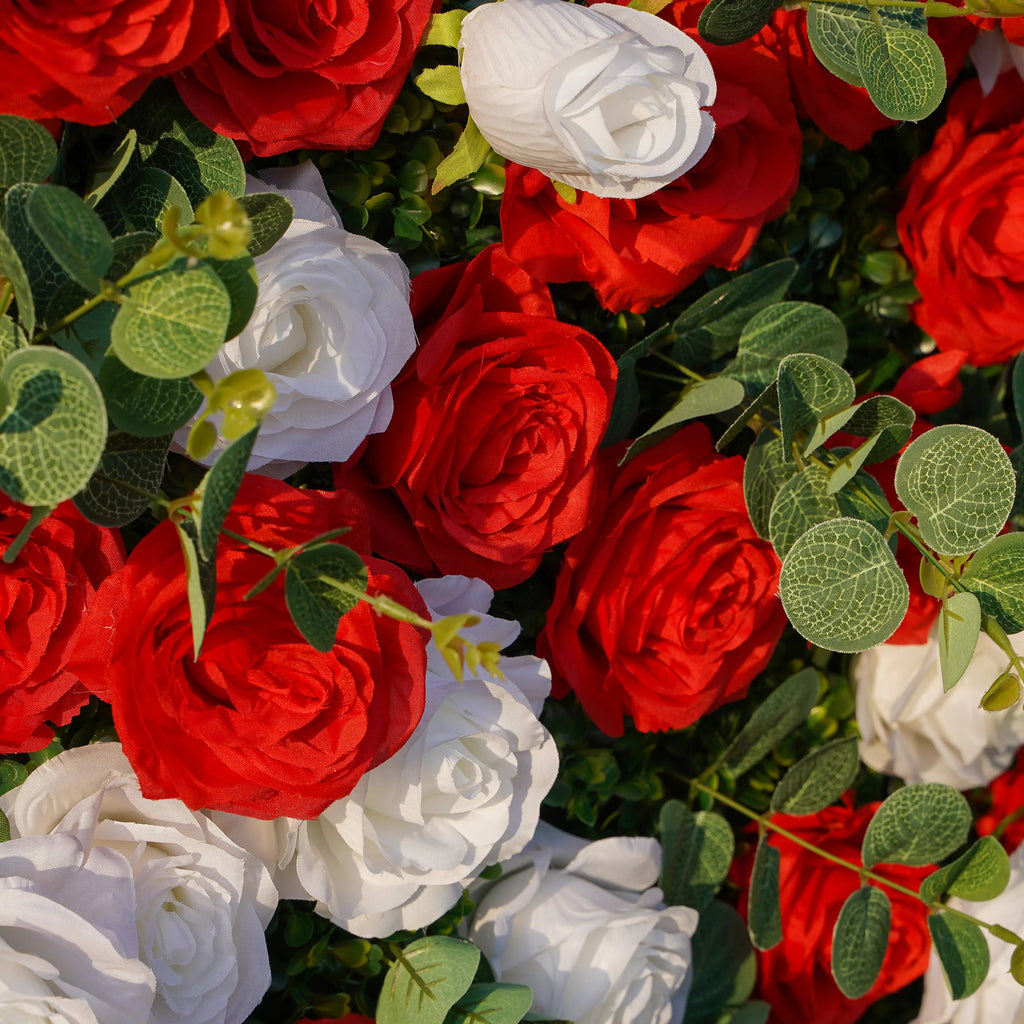 Garden | 5D Event-Ready Artificial Floral Wall Backdrop, Roll-Up Fabric | Shipping Included