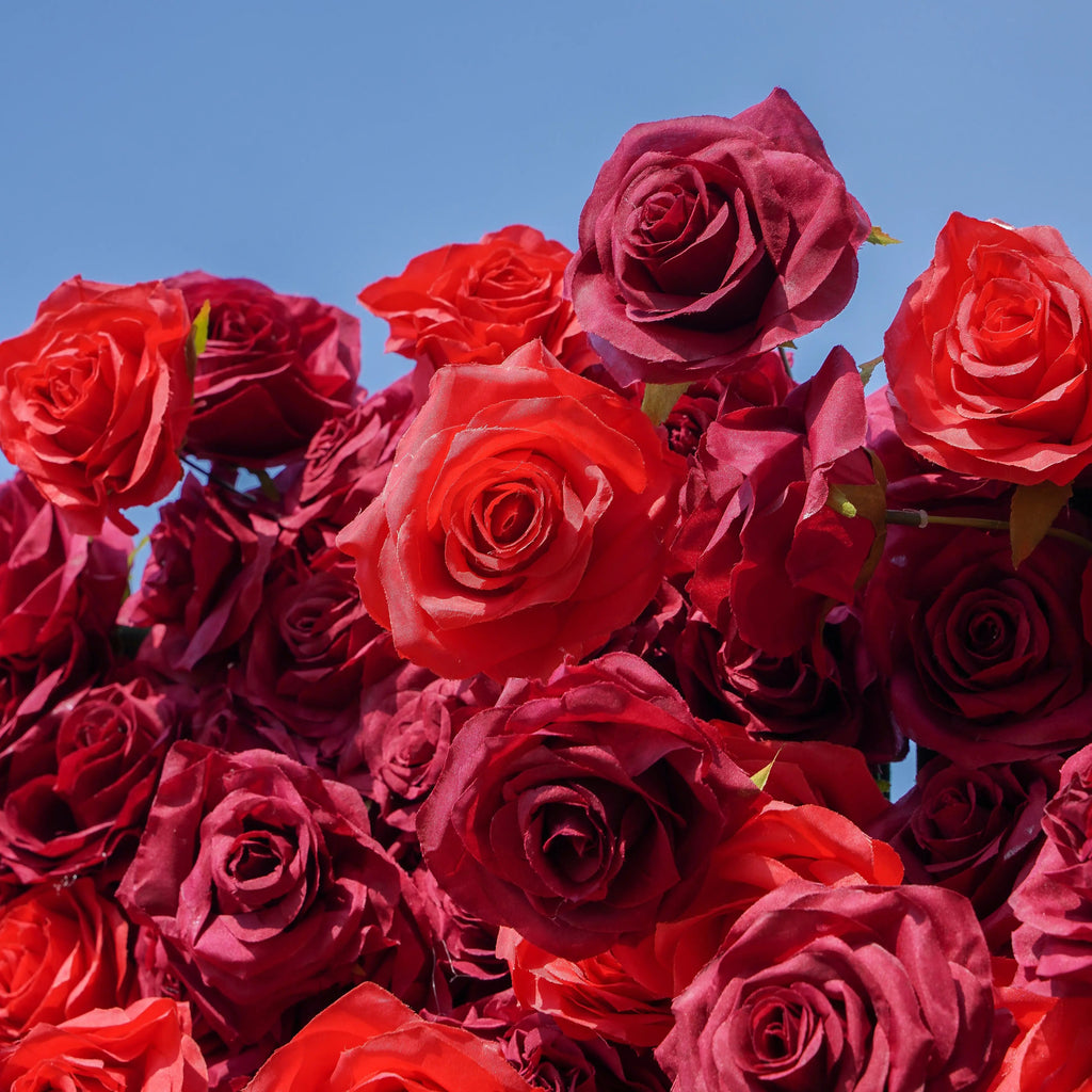 Hot | 5D Event-Ready Artificial Floral Wall Backdrop, Roll-Up Fabric | Shipping Included