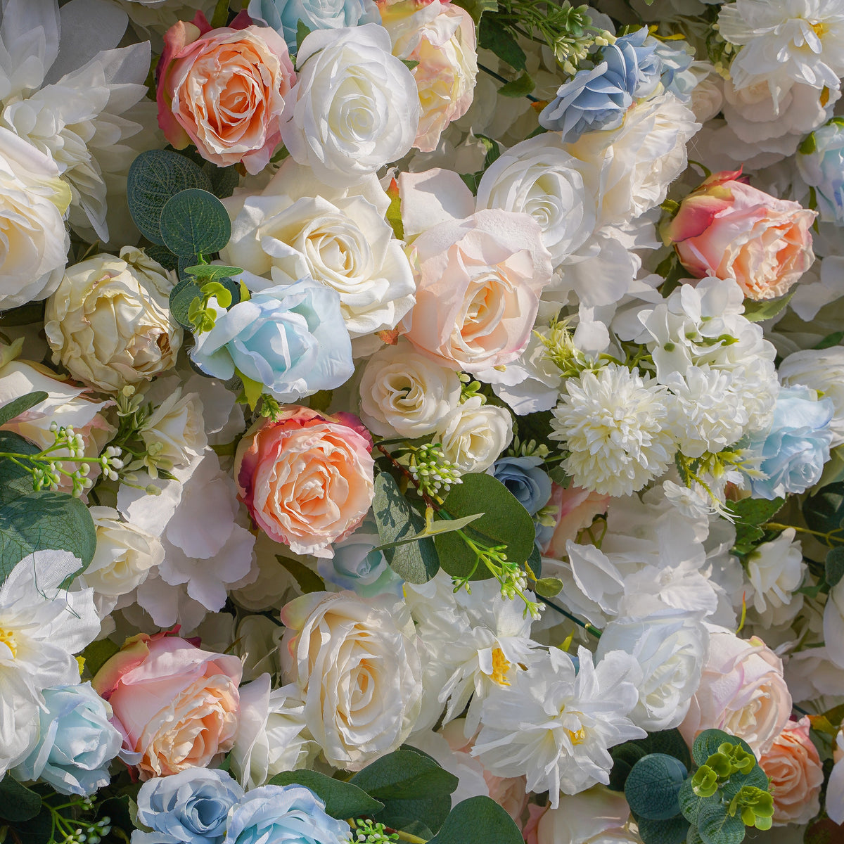 Jacy | 5D Event-Ready Artificial Floral Wall Backdrop, Roll-Up Fabric | Shipping Included