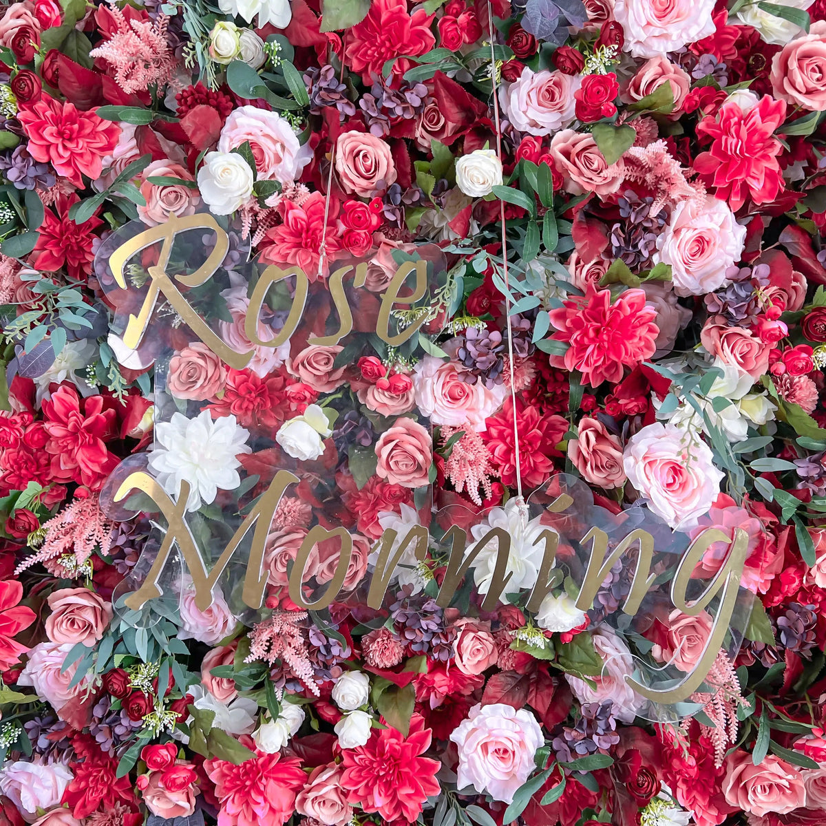 JoJo | 5D Garden Series New Event-Ready Artificial Floral Wall Backdrop, Roll-Up Fabric | Shipping Included