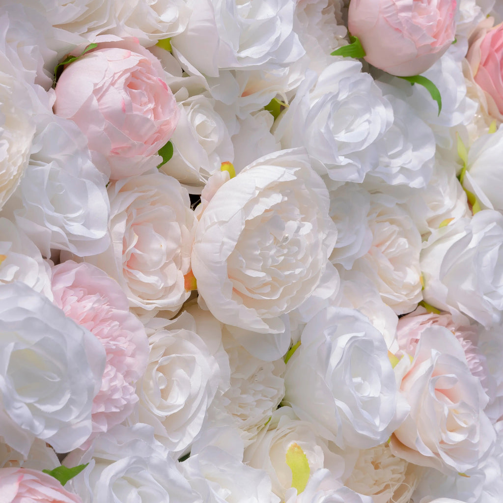 Joan | 4D Event-Ready Artificial Floral Wall Backdrop, Roll-Up Fabric | Shipping Included
