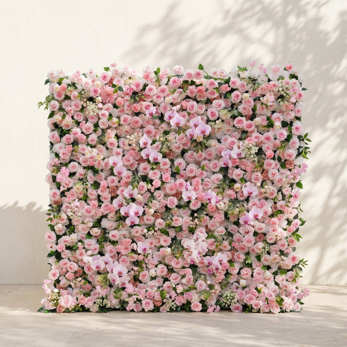 Jolliane | Premium 5D Cherry Blossom Pink Silk Flower Wall with Luxe Orchid Accents for Sweet Parties & Photo Booths | Shipping Included