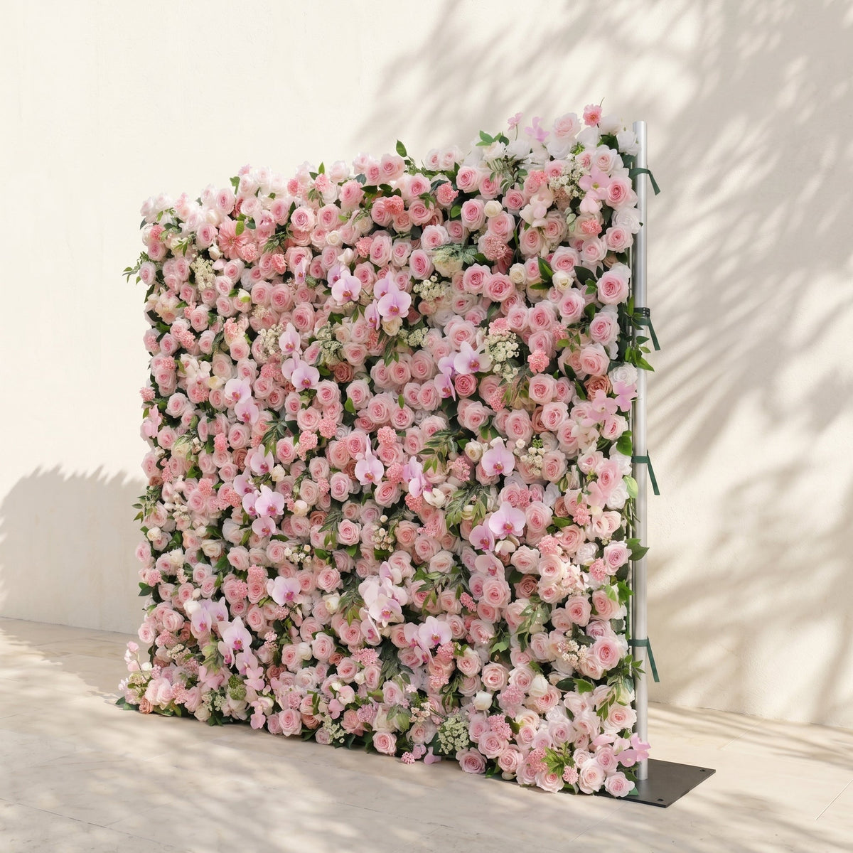 Jolliane | Premium 5D Cherry Blossom Pink Silk Flower Wall with Luxe Orchid Accents for Sweet Parties & Photo Booths | Shipping Included
