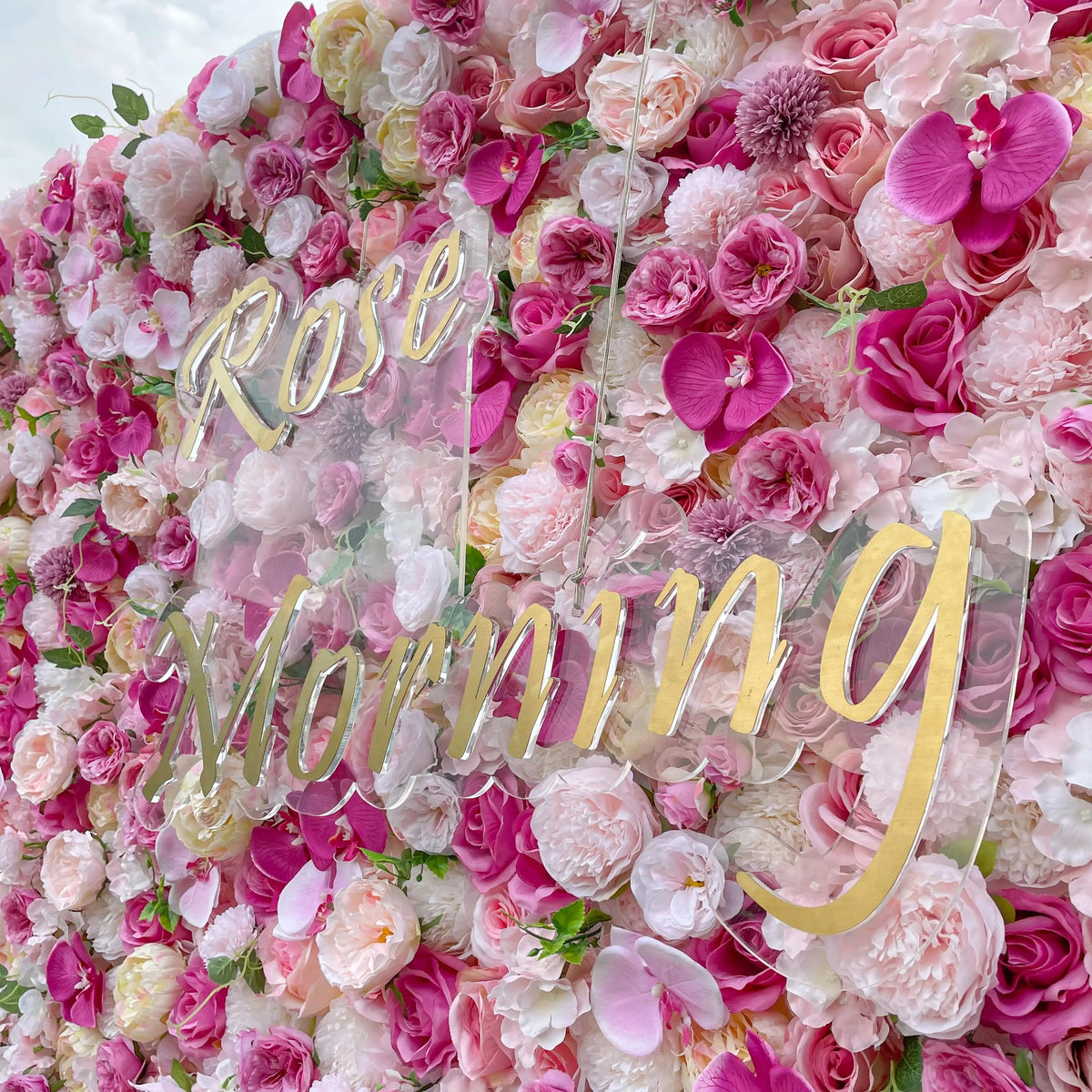 Juliet | 5D Event-Ready Artificial Floral Wall Backdrop, Roll-Up Fabric | Shipping Included