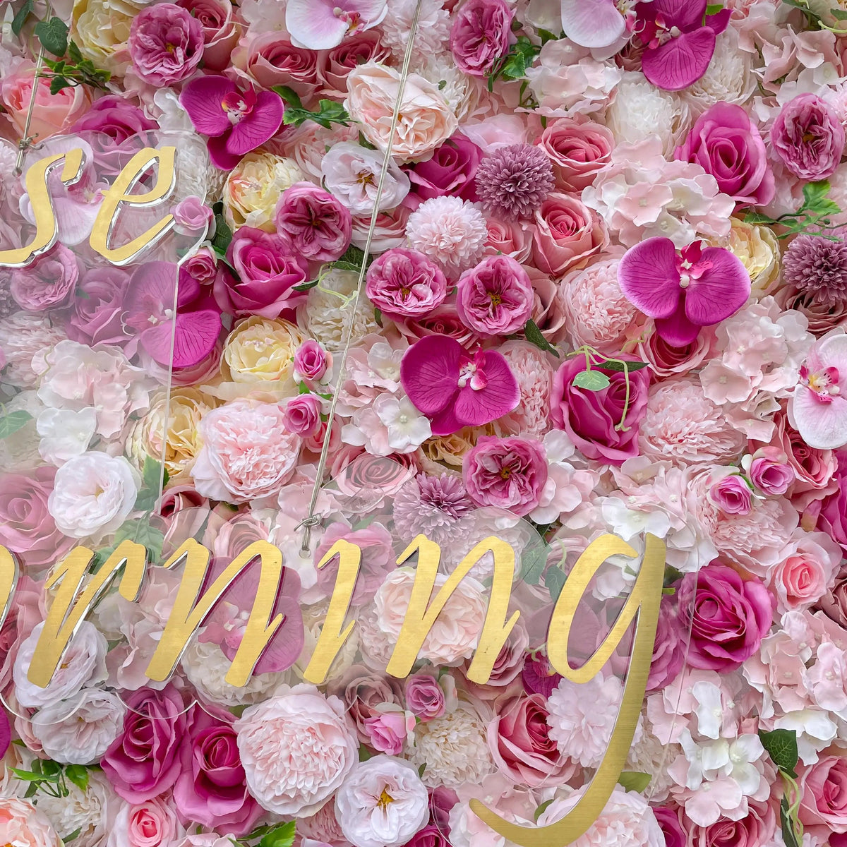 Juliet | 5D Event-Ready Artificial Floral Wall Backdrop, Roll-Up Fabric | Shipping Included