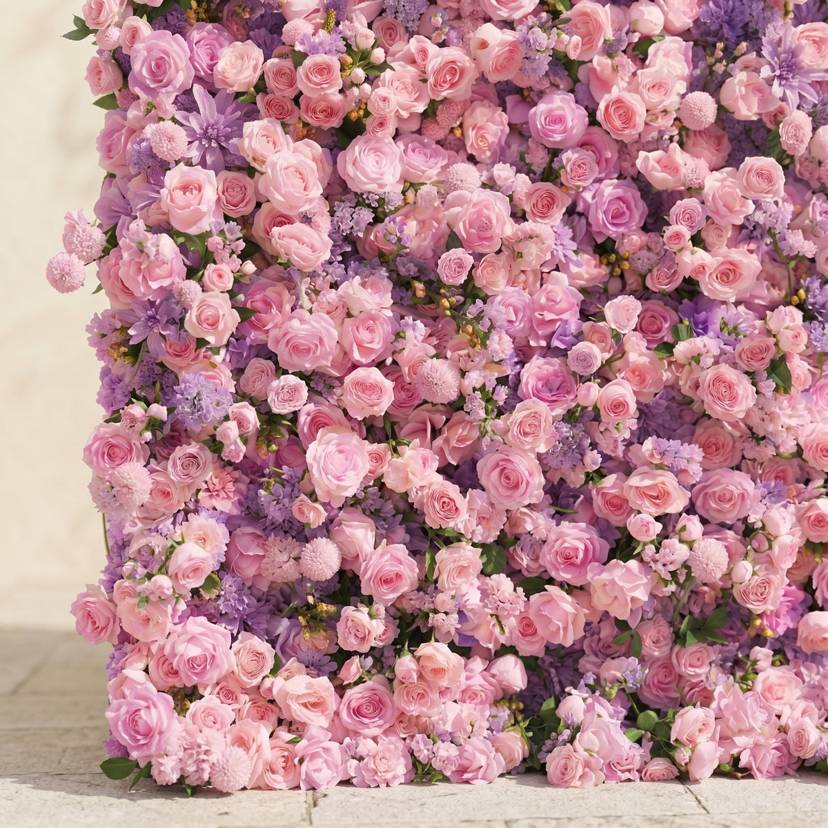 Keirrielle | Luxury 5D Lavender Purple & Soft Pink Silk Floral Wall Backdrop for Romantic Dreamy Weddings | Shipping Included