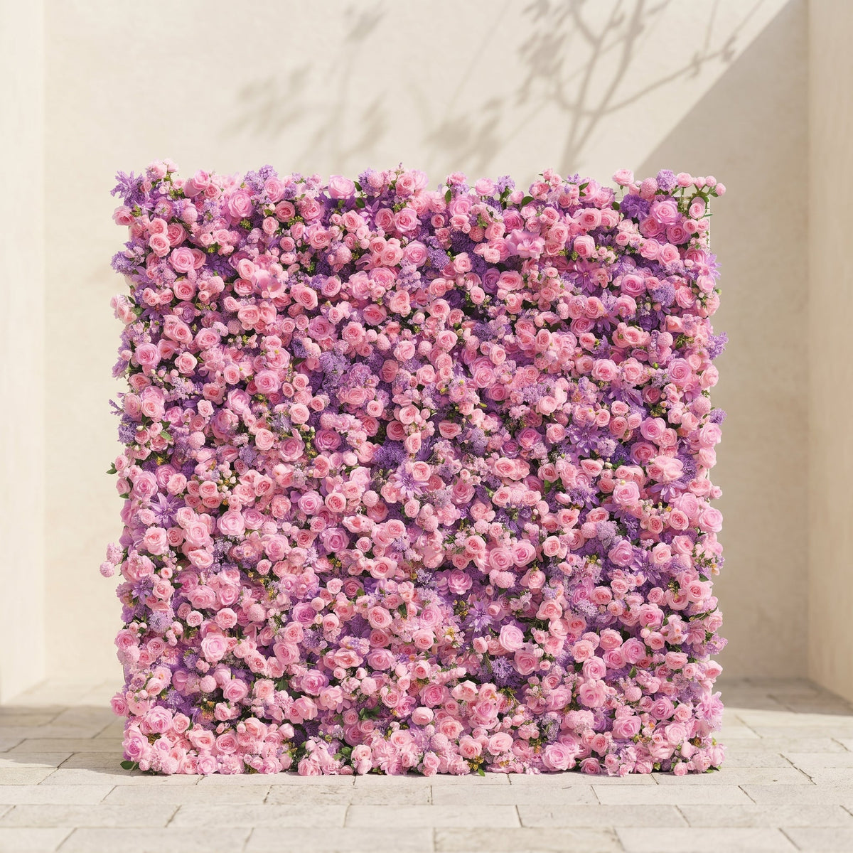 Keirrielle | Luxury 5D Lavender Purple & Soft Pink Silk Floral Wall Backdrop for Romantic Dreamy Weddings | Shipping Included