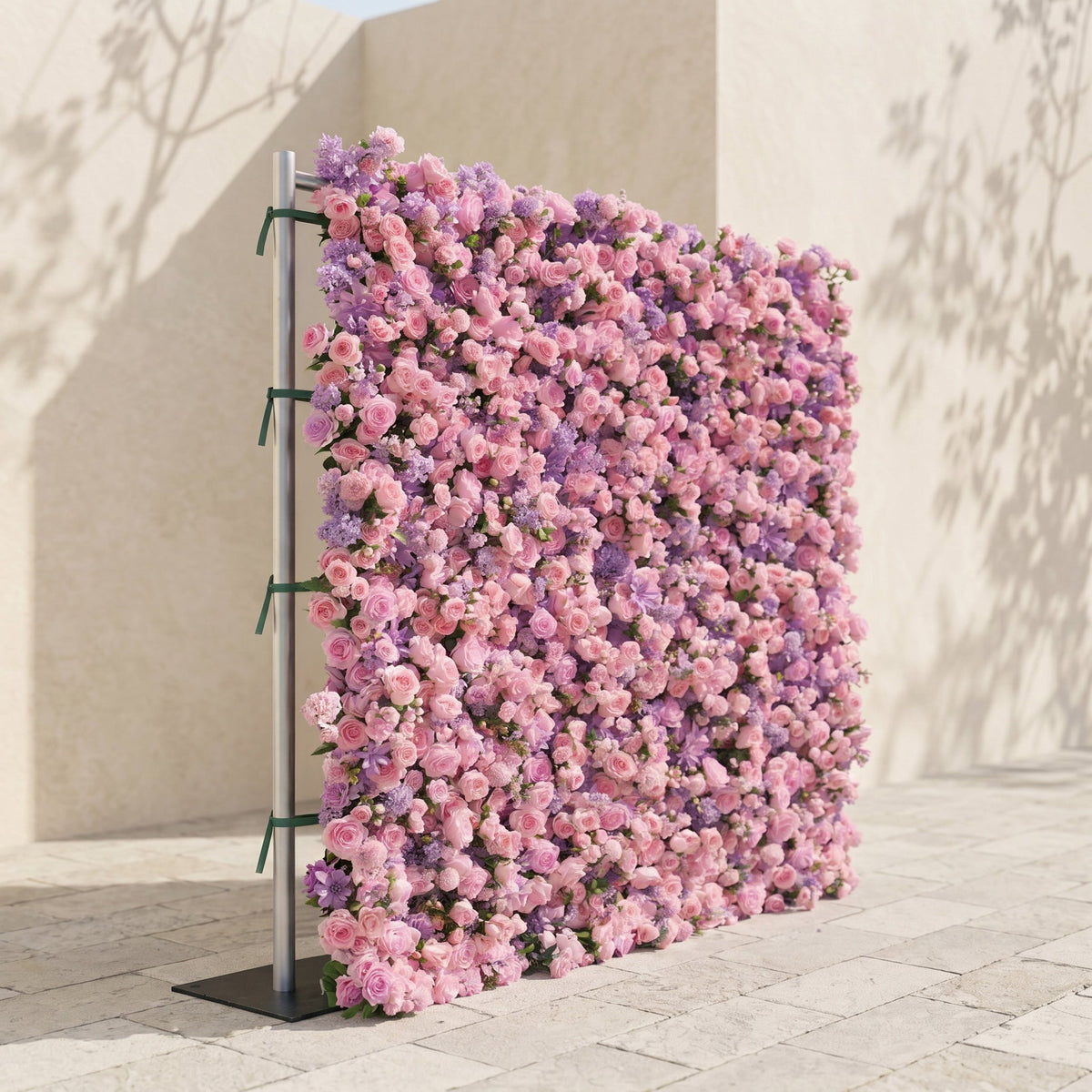 Keirrielle | Luxury 5D Lavender Purple & Soft Pink Silk Floral Wall Backdrop for Romantic Dreamy Weddings | Shipping Included