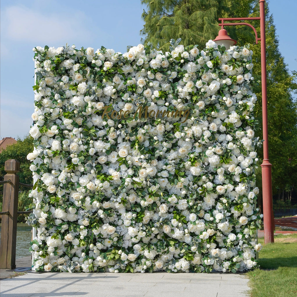 Kitty | 7D Event-Ready Artificial Floral Wall Backdrop, Roll-Up Fabric | Shipping Included