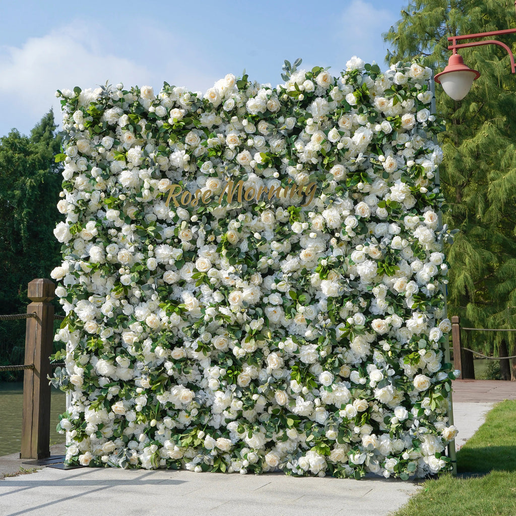 Kitty | 7D Event-Ready Artificial Floral Wall Backdrop, Roll-Up Fabric | Shipping Included