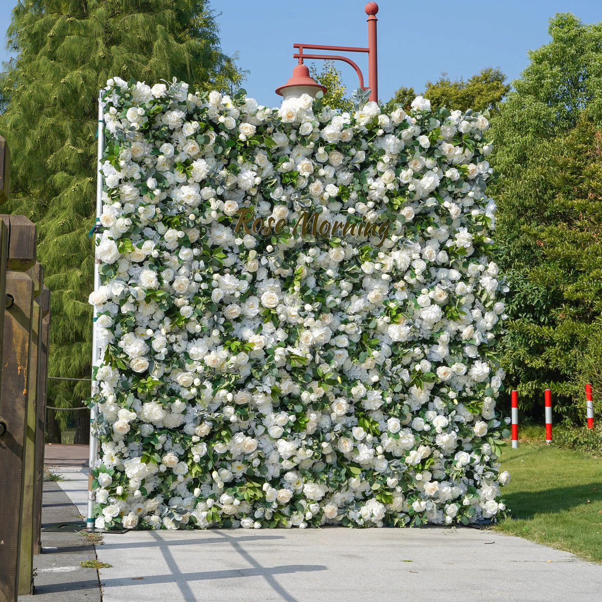 Kitty | 7D Event-Ready Artificial Floral Wall Backdrop, Roll-Up Fabric | Shipping Included
