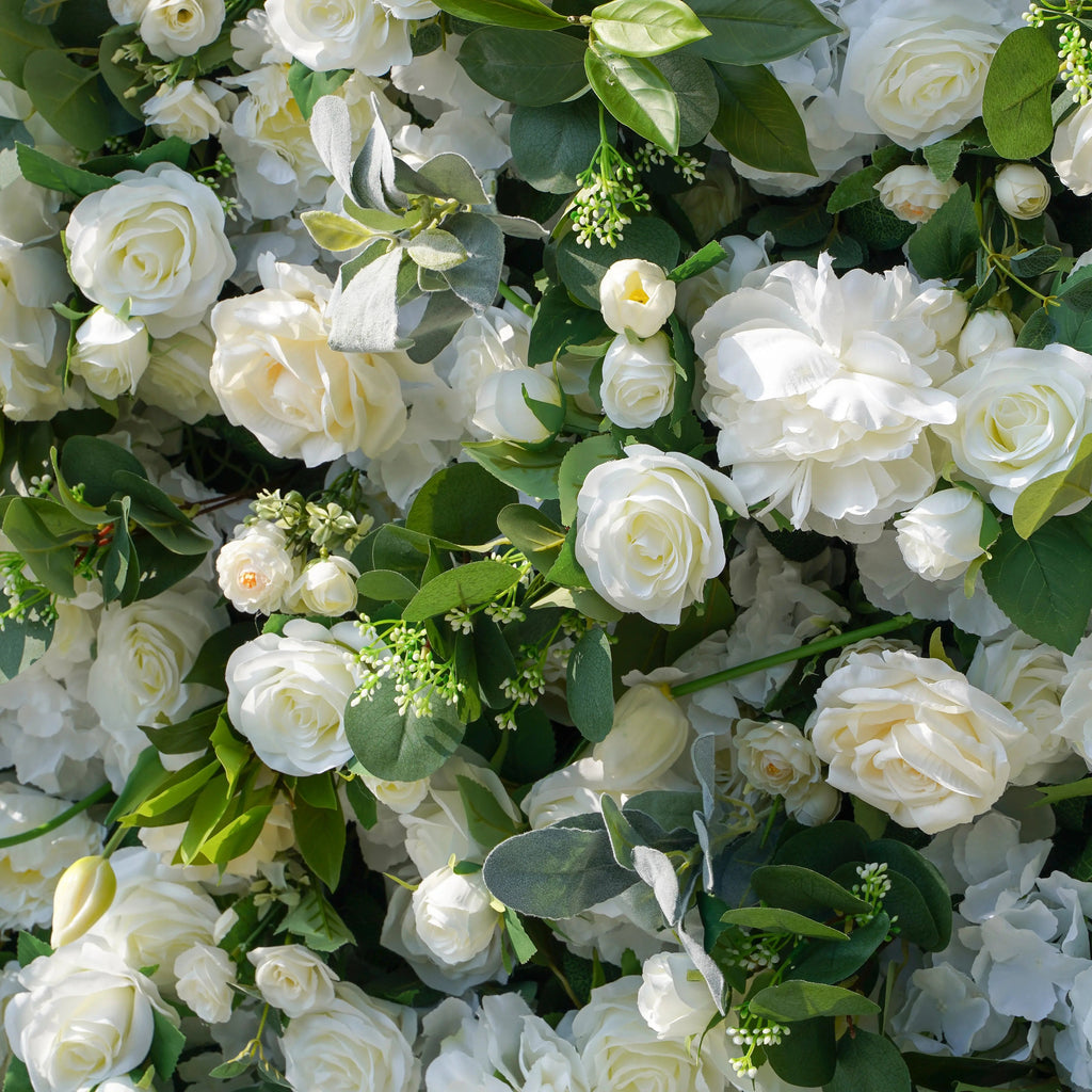 Kitty | 7D Event-Ready Artificial Floral Wall Backdrop, Roll-Up Fabric | Shipping Included