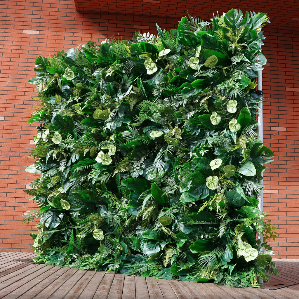 Luke | 5D Event-Ready Artificial Floral Wall Backdrop, Roll-Up Fabric | Shipping Included