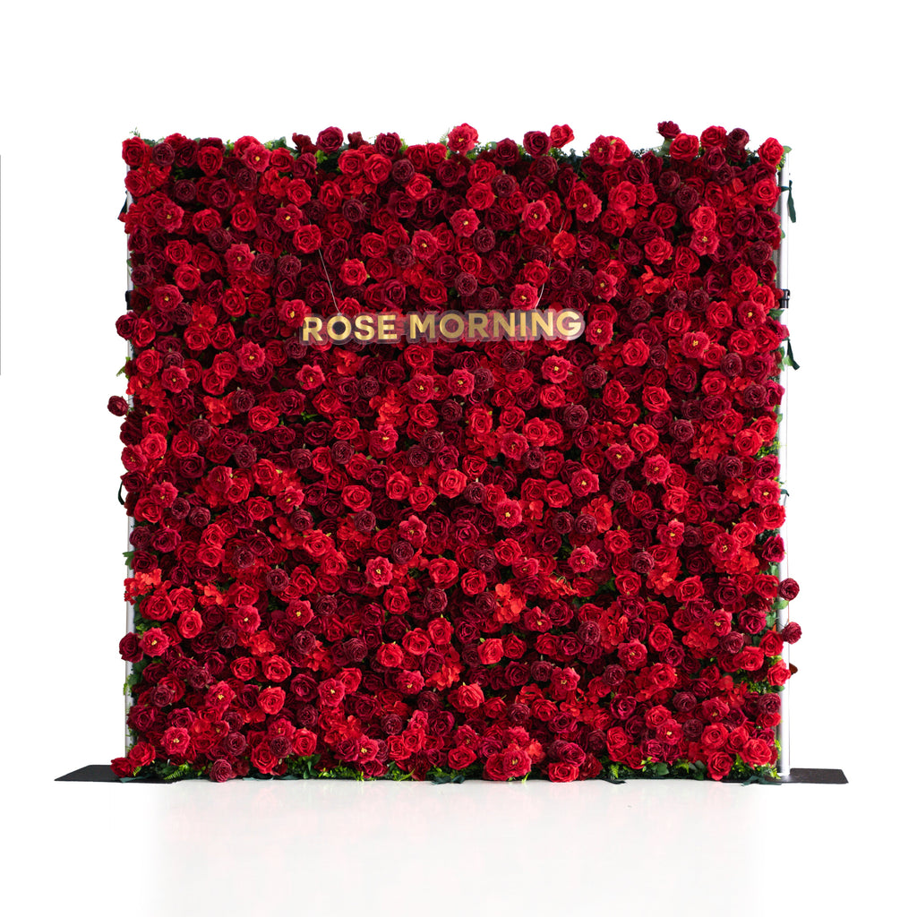 Luna | 3D Layered Flower Wall - Luxury Silk Rolling Backdrop | Shipping Included