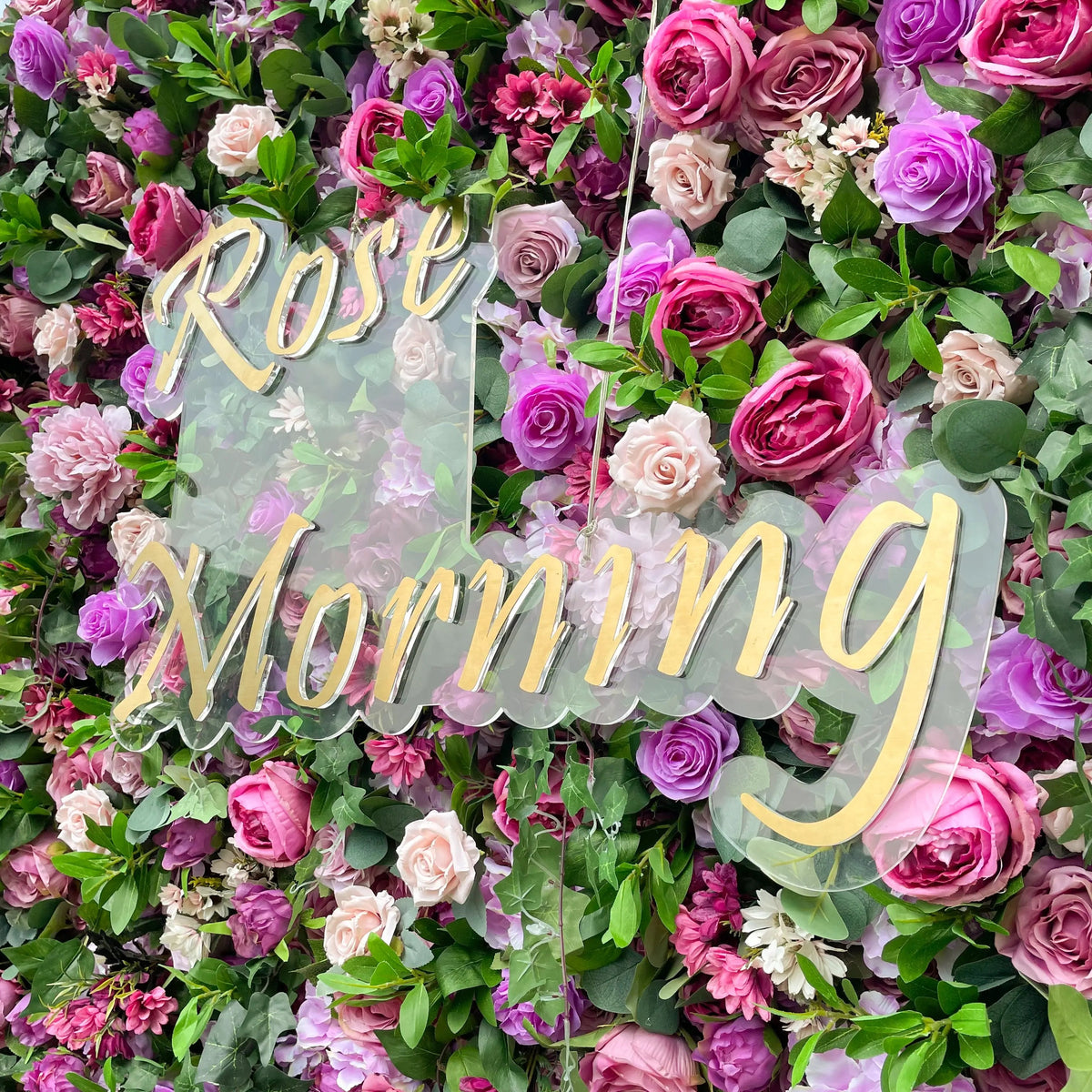 May | 4D Event-Ready Artificial Floral Wall Backdrop, Roll-Up Fabric | Shipping Included